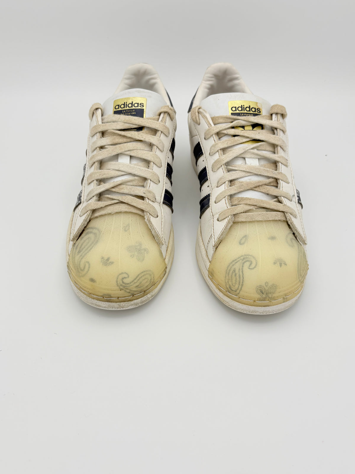 Adidas Superstar White Navy Westside Paisley Bandana