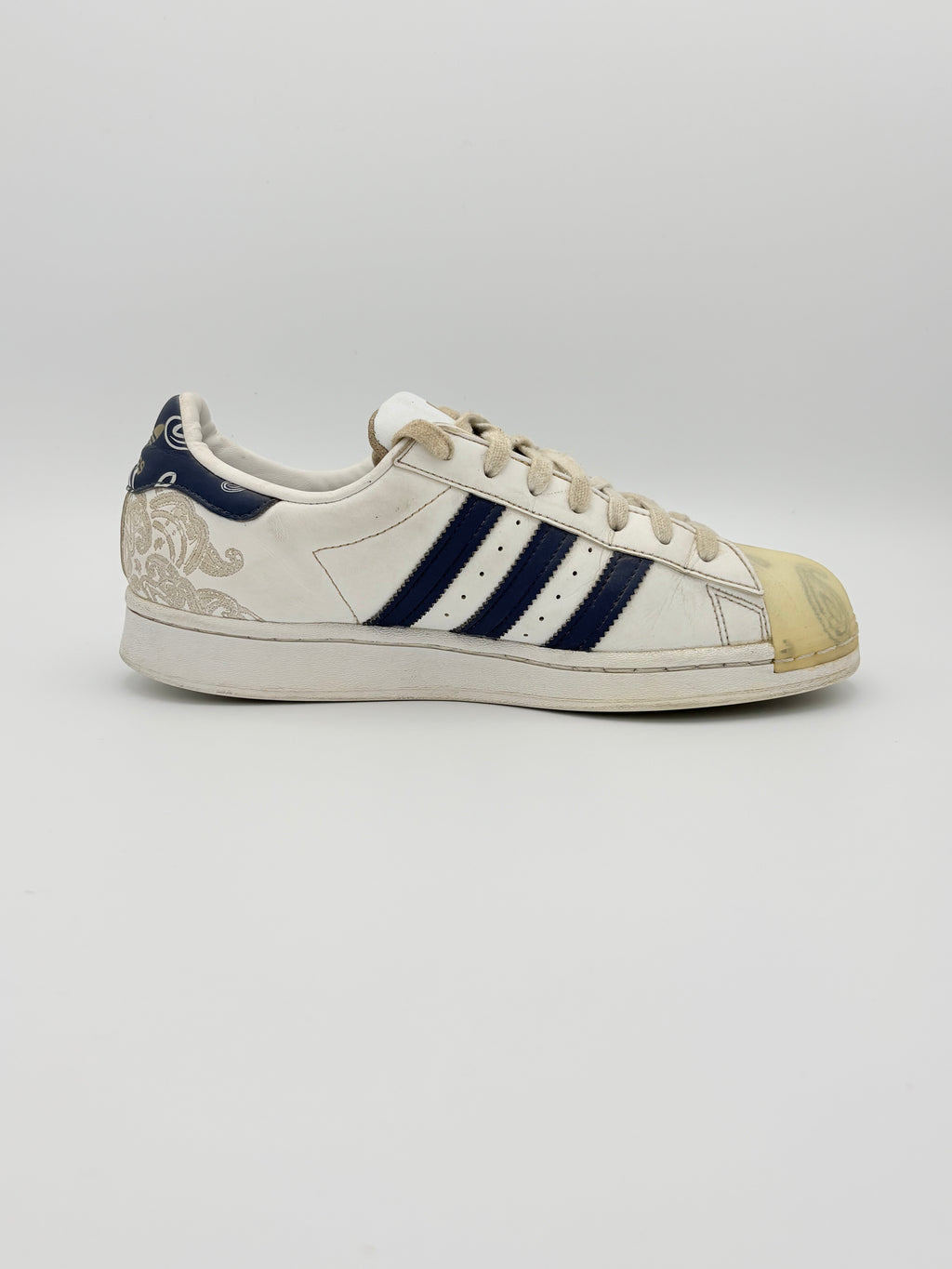 Adidas Superstar White Navy Westside Paisley Bandana