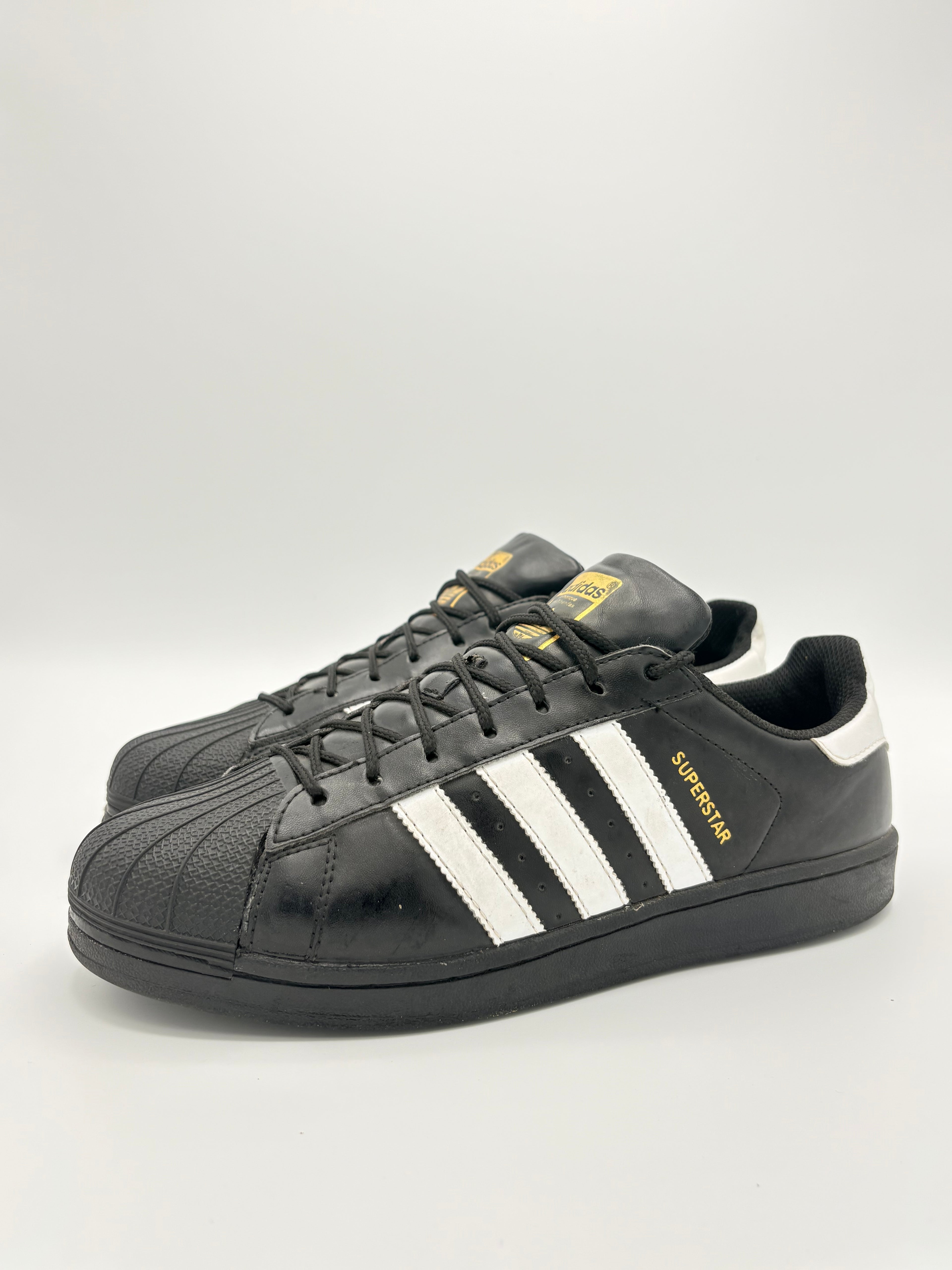 Adidas Originals Superstar II Beams Black White Gold Mens
