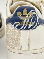 Adidas Superstar White Navy Westside Paisley Bandana