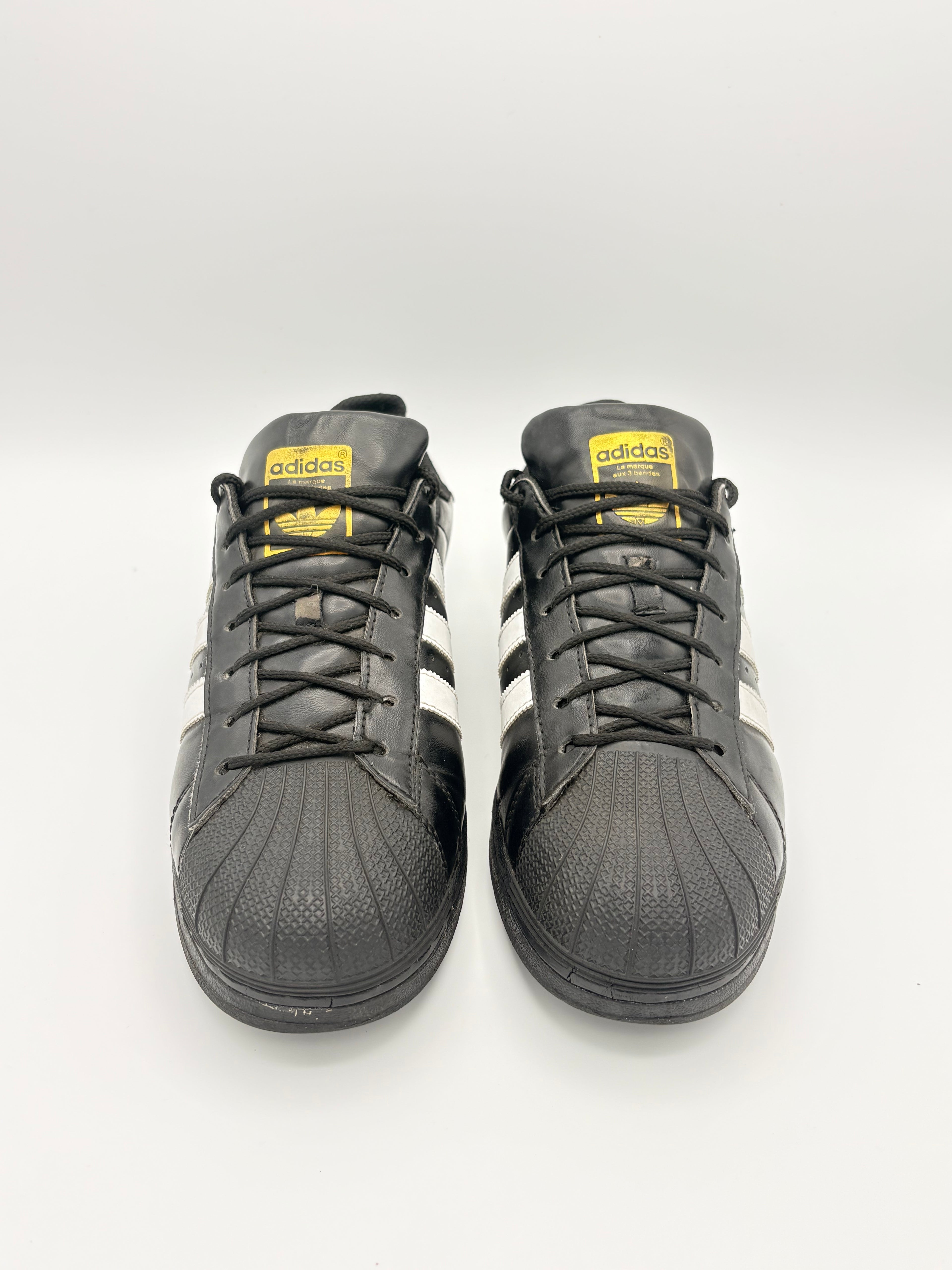 Adidas Originals Superstar II Beams Black White Gold Mens
