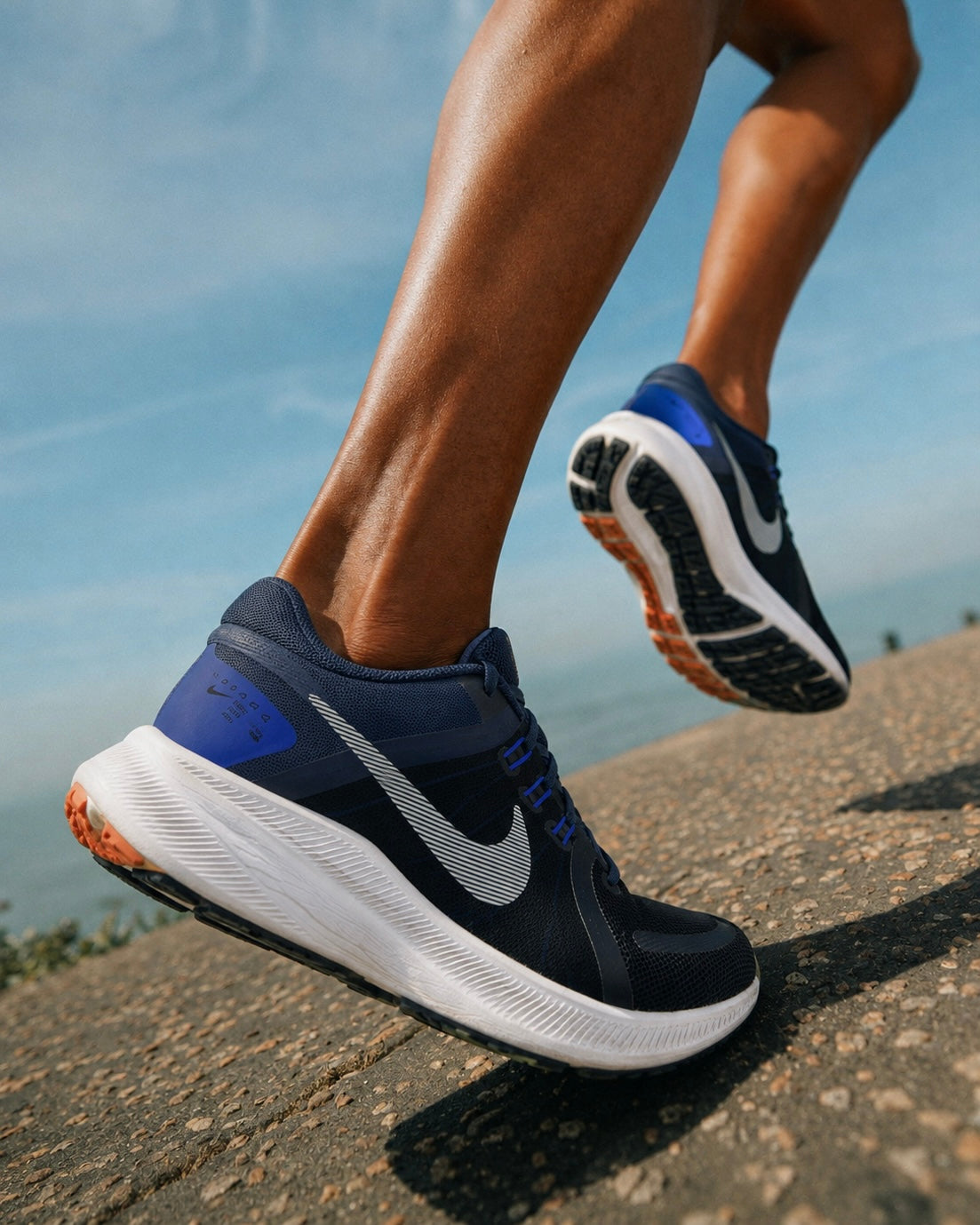 Nike Quest 4 Black Midnight Navy Low Top